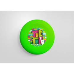 FRISBEE VERDE + ADESIVO